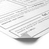 表示ワークシート – 意図の視覚化 ポスター (角)