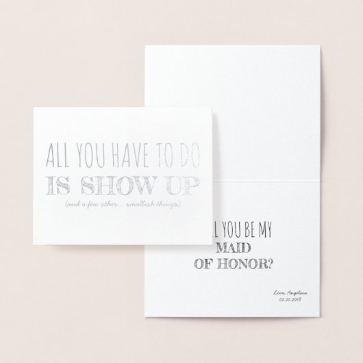 表示 | ブリッおもしろいドメイド 箔カード (ディスプレー)