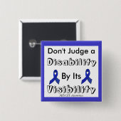 [表示]ボタンで障害を判断しない 缶バッジ (正面&裏面)