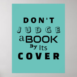 表紙で判断するな感動的 ポスター