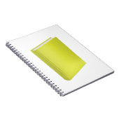 表紙のある空白の本 ノートブック (右側)