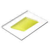 表紙のある空白の本 ノートブック (左側)