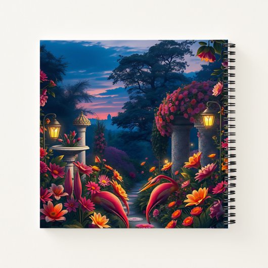 表紙のインスパイア自然による魔法のtouch ノートブック (裏面)