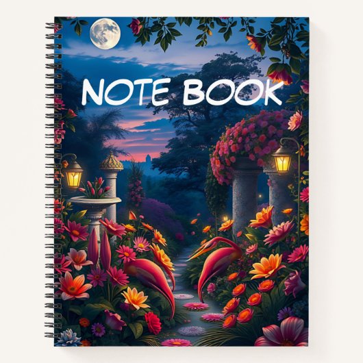 表紙のインスパイア自然による魔法のtouch ノートブック (正面)