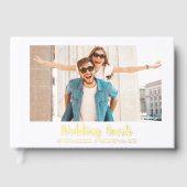 表紙の写真結婚の ゲストブック (正面)