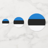 表紙吹雪とエストニア国旗 コンフェッティ (裏面)