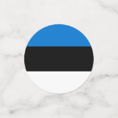 表紙吹雪とエストニア国旗 コンフェッティ (スモール正面)