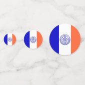 表紙吹雪とニューヨーク州旗 コンフェッティ (正面)