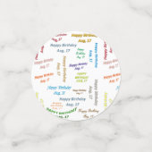 表紙吹雪威厳がある, 17誕生日 コンフェッティ (スモール正面)