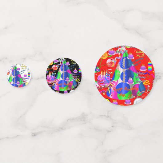 表紙吹雪威厳がある, 27誕生日 コンフェッティ (正面)