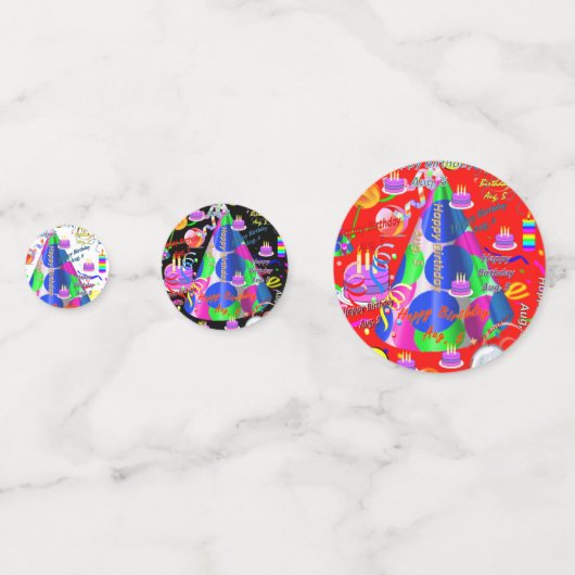 表紙吹雪威厳がある, 5誕生日 コンフェッティ (正面)