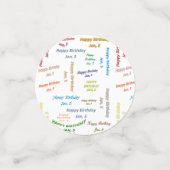 表紙吹雪1月5日誕生日 コンフェッティ (スモール正面)