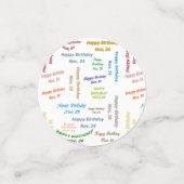 表紙吹雪11月24誕生日 コンフェッティ (スモール正面)