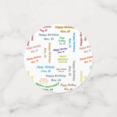 表紙吹雪11月25誕生日 コンフェッティ (スモール正面)