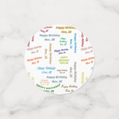 表紙吹雪11月28誕生日 コンフェッティ (スモール正面)