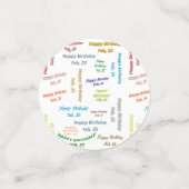 表紙吹雪2月25誕生日 コンフェッティ (スモール正面)