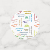 表紙吹雪3月26誕生日 コンフェッティ (スモール正面)