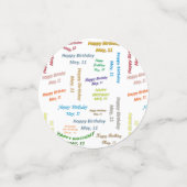 表紙吹雪5月11誕生日 コンフェッティ (スモール正面)