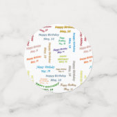 表紙吹雪5月14誕生日 コンフェッティ (スモール正面)