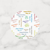 表紙吹雪5月19誕生日 コンフェッティ (スモール正面)