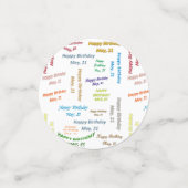 表紙吹雪5月21誕生日 コンフェッティ (スモール正面)