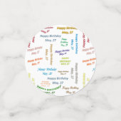 表紙吹雪5月27誕生日 コンフェッティ (スモール正面)