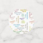 表紙吹雪7月15誕生日 コンフェッティ (スモール正面)