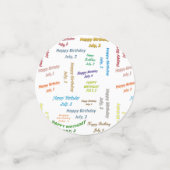 表紙吹雪7月2誕生日 コンフェッティ (スモール正面)