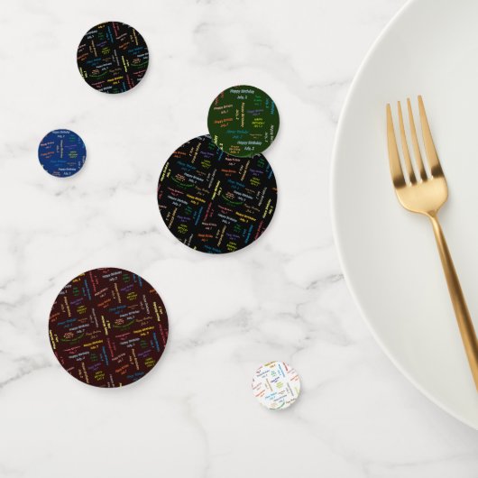 表紙吹雪7月2誕生日 コンフェッティ (グループ)