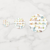 表紙吹雪 – アルファベット コンフェッティ (正面)