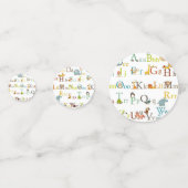 表紙吹雪 – アルファベット コンフェッティ (裏面)