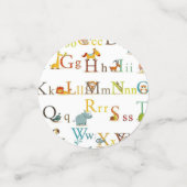 表紙吹雪 – アルファベット コンフェッティ (スモール正面)
