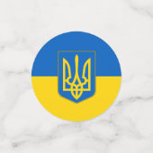 表紙吹雪（ウクライナ国旗） コンフェッティ (スモール正面)