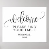 表素朴結婚の記号を検索(黒) ポスター (正面)