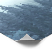 表素朴10ミスティ青松の座席表 ポスター (角)