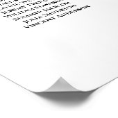 表紫素朴バラの結婚座席表18 ポスター (角)