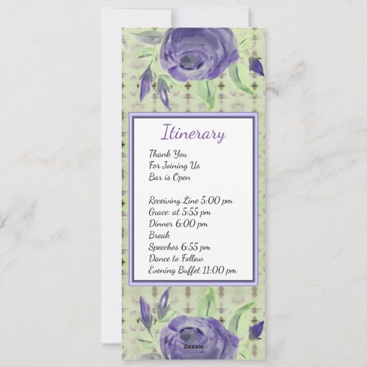 表結婚の旅程 シーズンカード (裏面)