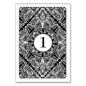 表結婚番号のK Q Aceハートトランプ テーブルナンバー (裏面)