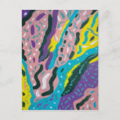 表絵を描情的な数々の抽象芸術 ポストカード (正面)