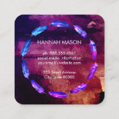 表絵を描情豊 スクエア名刺 (裏面)