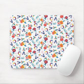 表花モダン模様局又は学校 マウスパッド (マウス)