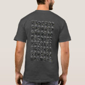 表裏にオープン・ギターコード Tシャツ (裏面)
