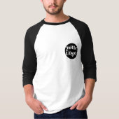 表裏にビジネス ロゴ ブランドデザイン Tシャツ (正面)