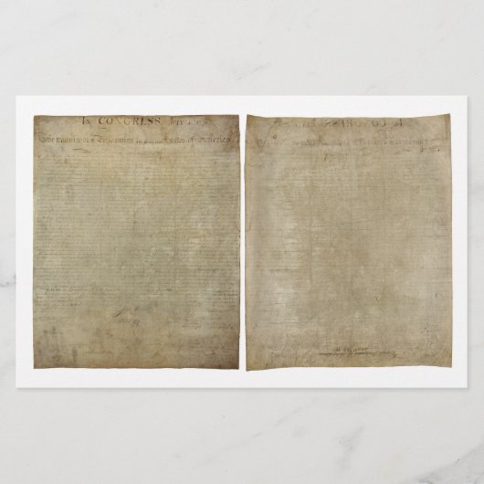 表裏オリジナル独立宣言 便箋 (正面)