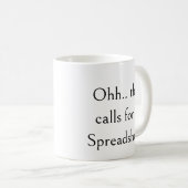 表計算だね、なんてったって! 面白い会計士の人たちへ コーヒーマグカップ (正面右)