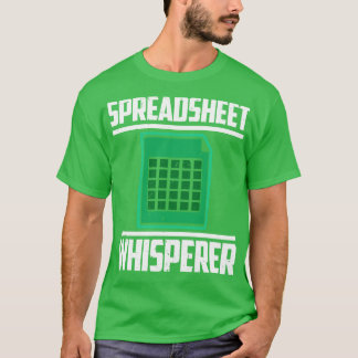 表計算のウィスパー Tシャツ