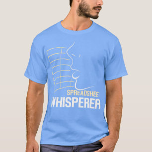 表計算ウィスパー会計表会計士 Tシャツ