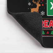 表計算クリスマスセーターだね マウスパッド (コーナー)
