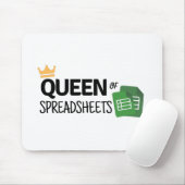 表計算シートのクイーンのマウスパッド マウスパッド (マウス)