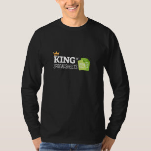 表計算シートTシャツのキング Tシャツ
